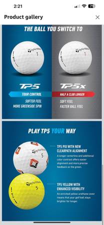 TaylorMade TP5 Golf balls - 20 dozens available