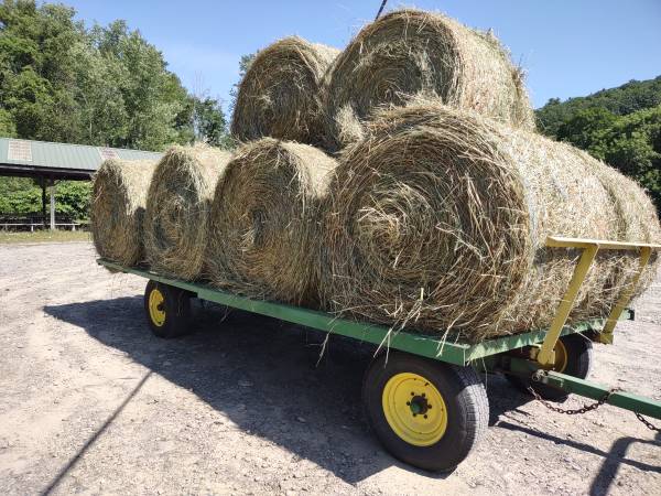 Round hay bales. 1