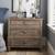 Pottery Barn Astoria Platform Bed Frame + Two Matching Nightstands 4 thumbnail