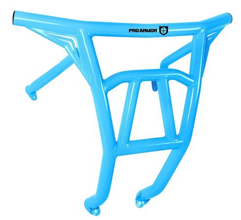 Polaris Pro Armor RZR Rear Bumper (Blue) 1