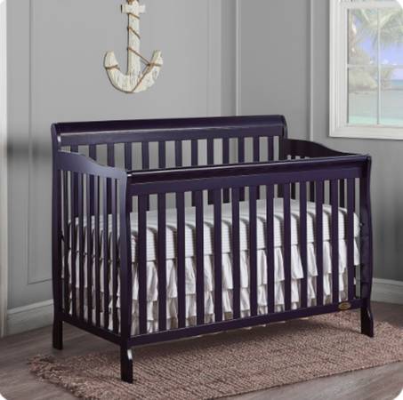 5-in-1 Convertible Crib + Mattress for sale 1