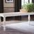 Sturdy ?attractive Ashely white wood bench/coffee table 1 thumbnail