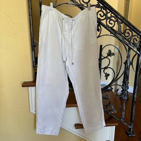 * White Linen Pants * Chico's Boutique - size XL 1