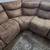 7 PC Brown Microsuede Sectional Sofa 3 thumbnail