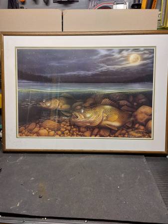 Jon Q Wright Walleye Print 1