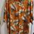 Men’s NEIMAN MARCUS Orange Floral HAWAIIAN Short Sleeve Shirt- XL 1 thumbnail