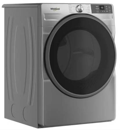 Whirlpool 27” Smart Front Load Gas Dryer 7.4 Cu.Ft.Capacity Silver New 1