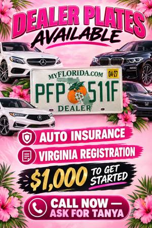 REGISTRATION / PLATES (SAME DAY SERVICE) - 1