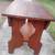 Solid Oak Side table, Arts & Crafts-Mission-Gothic Design, refnished! 2 thumbnail