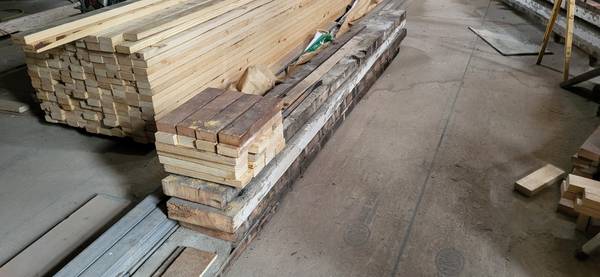 Heart pine beams 1