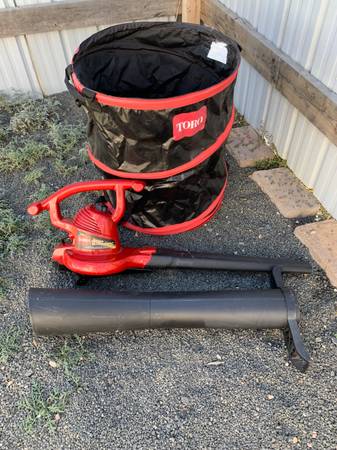 Toro blower collasable bag powerful Excellent 1