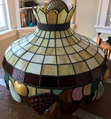 Vintage Tiffany Ceiling Lampshade 1