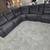 Gray Kelsee Power Fabric Reclining Sectional With Power Headrest 3 thumbnail