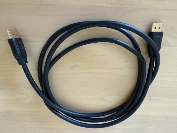 4ft Display port - USB cable 1
