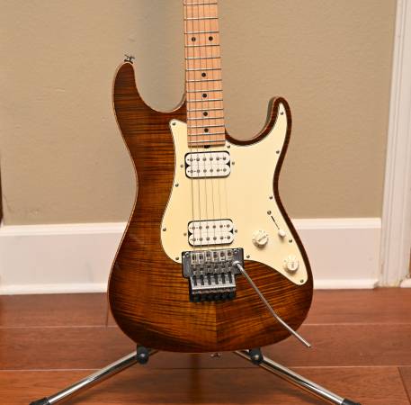 Suhr Pro Series S6 HH, Bengal Burst - musical instruments