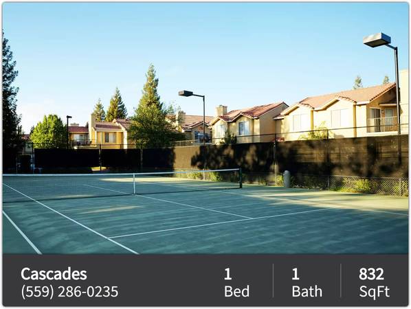 $1,780 / 1br - 832ft2 - Come home and relax in our beautiful garden-style 1 bed, 1 bath! (Fresno - Fresno)63872987651843121