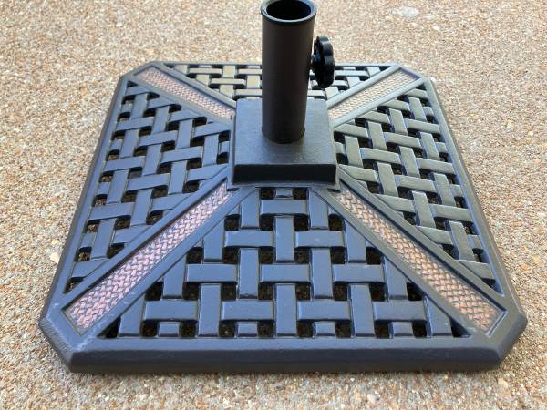 Patio Set Hanamint Lexington Herrington Umbrella Base 45lb Outdoor Furniture 1