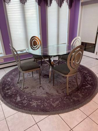 Ethan Allen radius collection kitchen table and chairs 1