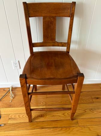 Nichols & Stone Solid Wood Counter Stools – Made in USA – Set of 4 1