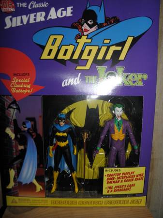DC Silver Age Batgirl and Joker Figures 1