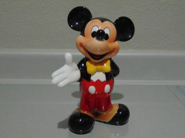 MICKEY MOUSE-Ceramic 1980s figure 1