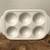 Ceramic 6 Egg Cups Tray Plate Holder Refrigerator Container 2 thumbnail