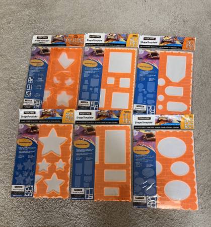 Fiskars Shape Templates 12 New Shape Template Packages 1