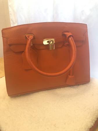 Orange Handbag 1