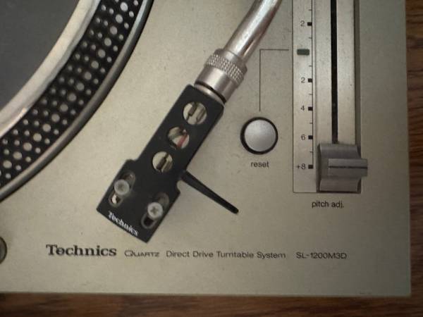 Pair of Technics SL-1200M3D Turntables with Shure M44-7