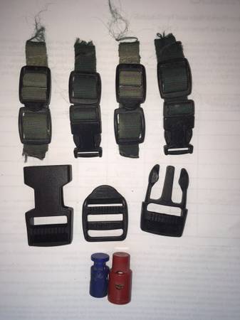 Replacement Backpack Adjust Webbing Tension Strap Buckle Clip & Buckle 1