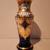 Czech Bohemia Crystal Glass Blue Decantur and 6 Wine Glasses - NEW 6 thumbnail