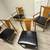 Set a 4 extra wide mid-century modern dining chairs DELIVERY 7 thumbnail