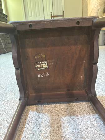 Antique Mahogany side table 1