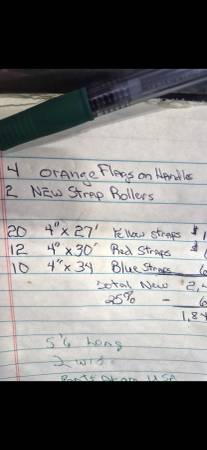 Flatbed straps 1