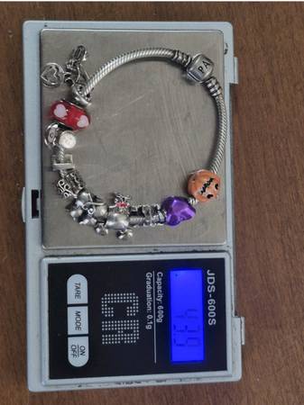 2 authentic Pandora bracelets with charms 1
