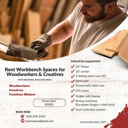 🔧 Your Own Fully Equipped Woodshop — Without the Investment 1
