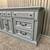Large Refinished Vintage Gray Dresser / Credenza,  Excellent Conditon 13 thumbnail