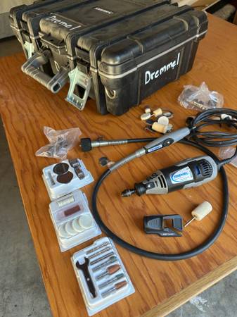 Dremel Multi-Pro with flexible shaft plus many attachments & extras 1