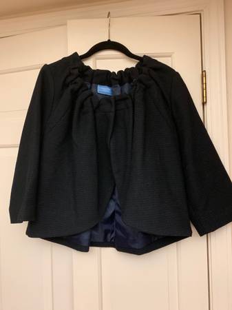 Vera Wang bolero jacket black, size M 1