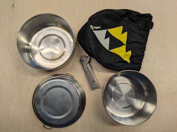 MSR Alpine-2 Stainless Steel Cookware Set 1