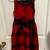 Girls 6X Polo Red Black plaid Dress 2 thumbnail