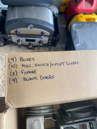 Metal Electrical Junction Boxes and Cover Plates - Mixed Lot 1