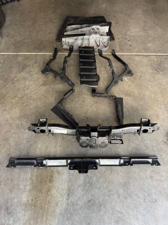 OEM Tesla CYBERTRUCK Rear Bumper & Support Frame and Tow Hitch 1