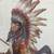 LARGE INDIAN WARRIOR CHIEF ON HORSE STATUE 3 thumbnail