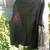 Heavy Men's Black Leather Coat - Wills Club Life - Size Large 2 thumbnail