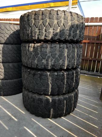 4 - LT38x13.50R20 Yokohama Geolandar X-MT LRE 10Ply - Good Used 50% 1