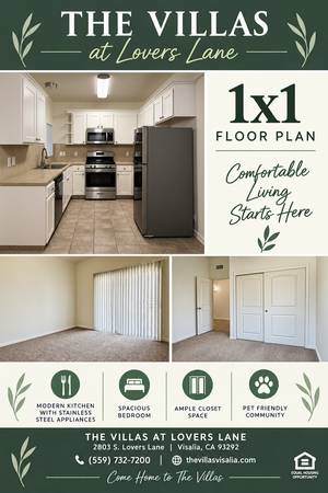 1 BED 1 BATH READY FOR MOVE IN! 1