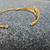 Diamond bangle bracelet 10.4 grams of 14k solid gold over 20 years old 4 thumbnail