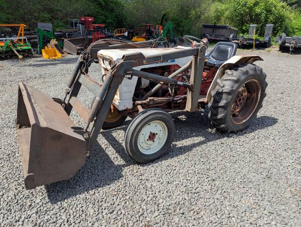 Satoh Bison Tractor with Loader and Mower 1
