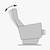 Dutalier Leather Glider/Recliner and Gliding Ottoman 8 thumbnail